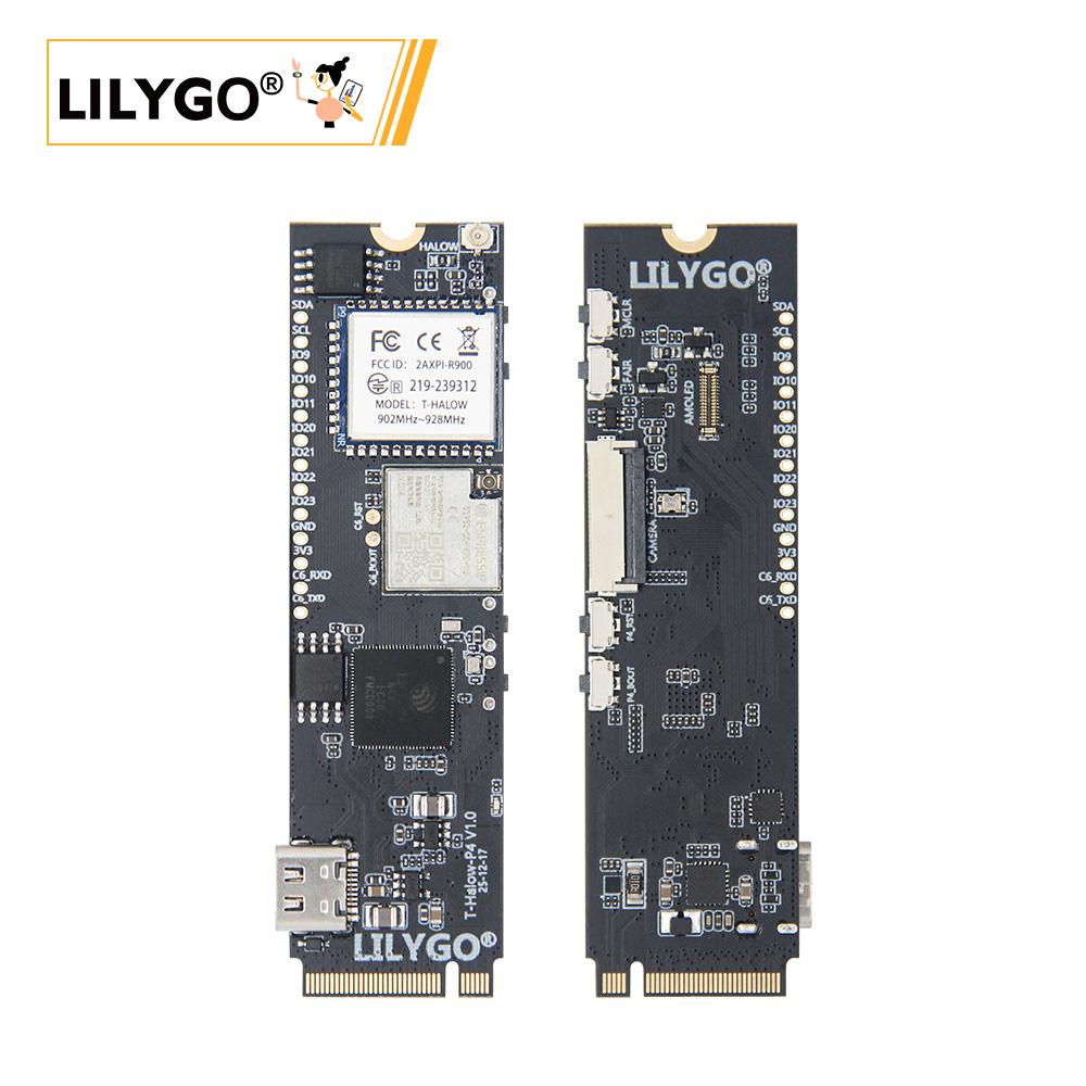 Esp32 C6 - LILYGO® T-Halow-P4 ESP32-P4 Development Board, 16MB