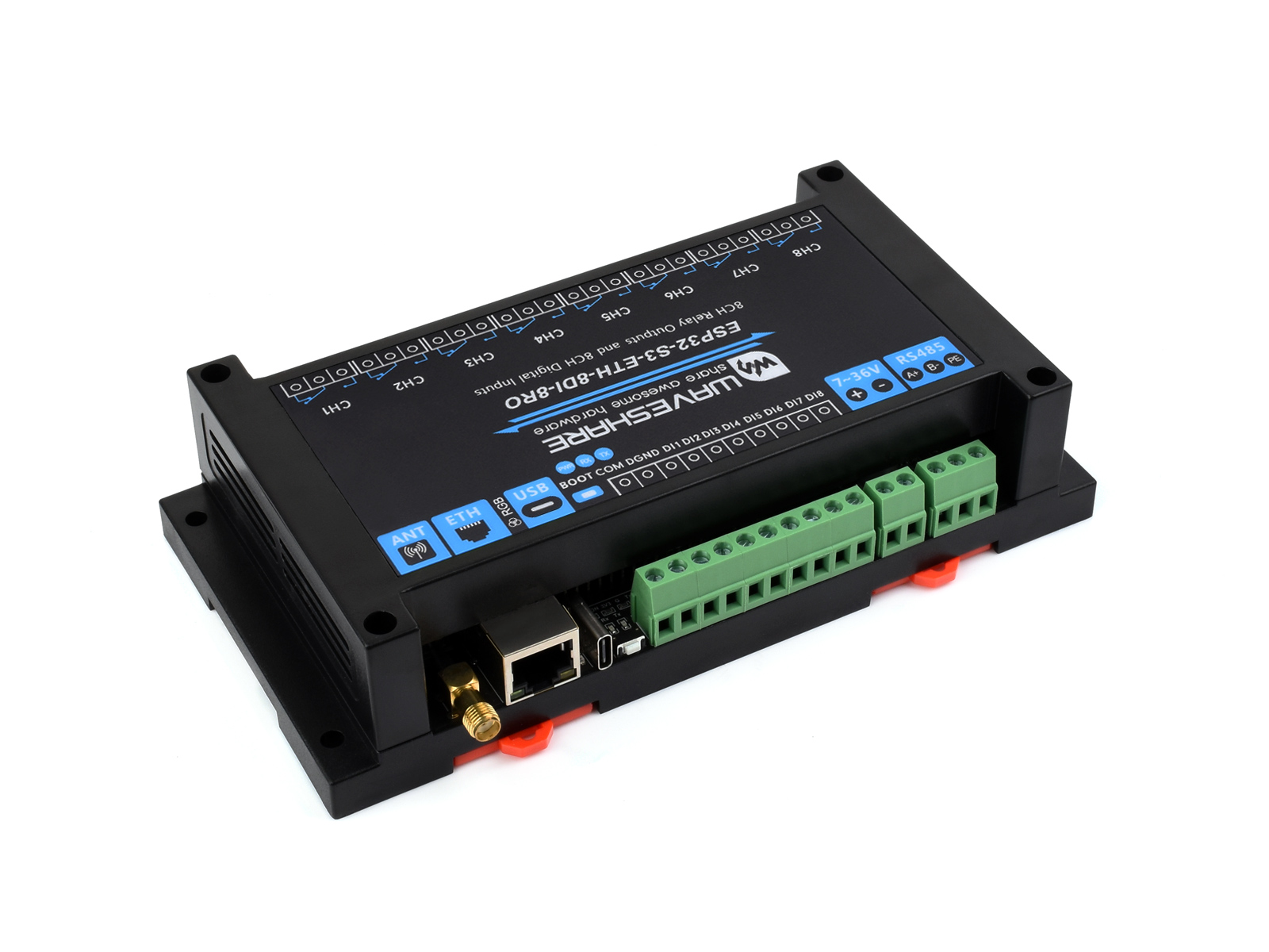 Waveshare Industrial 8-Channel - Esp32 Uart Module review and price