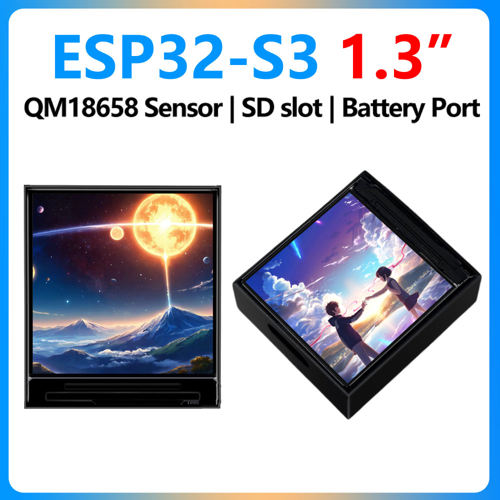 Waveshare ESP32-S3 1.3inch LCD - Espressif Esp32 review and price