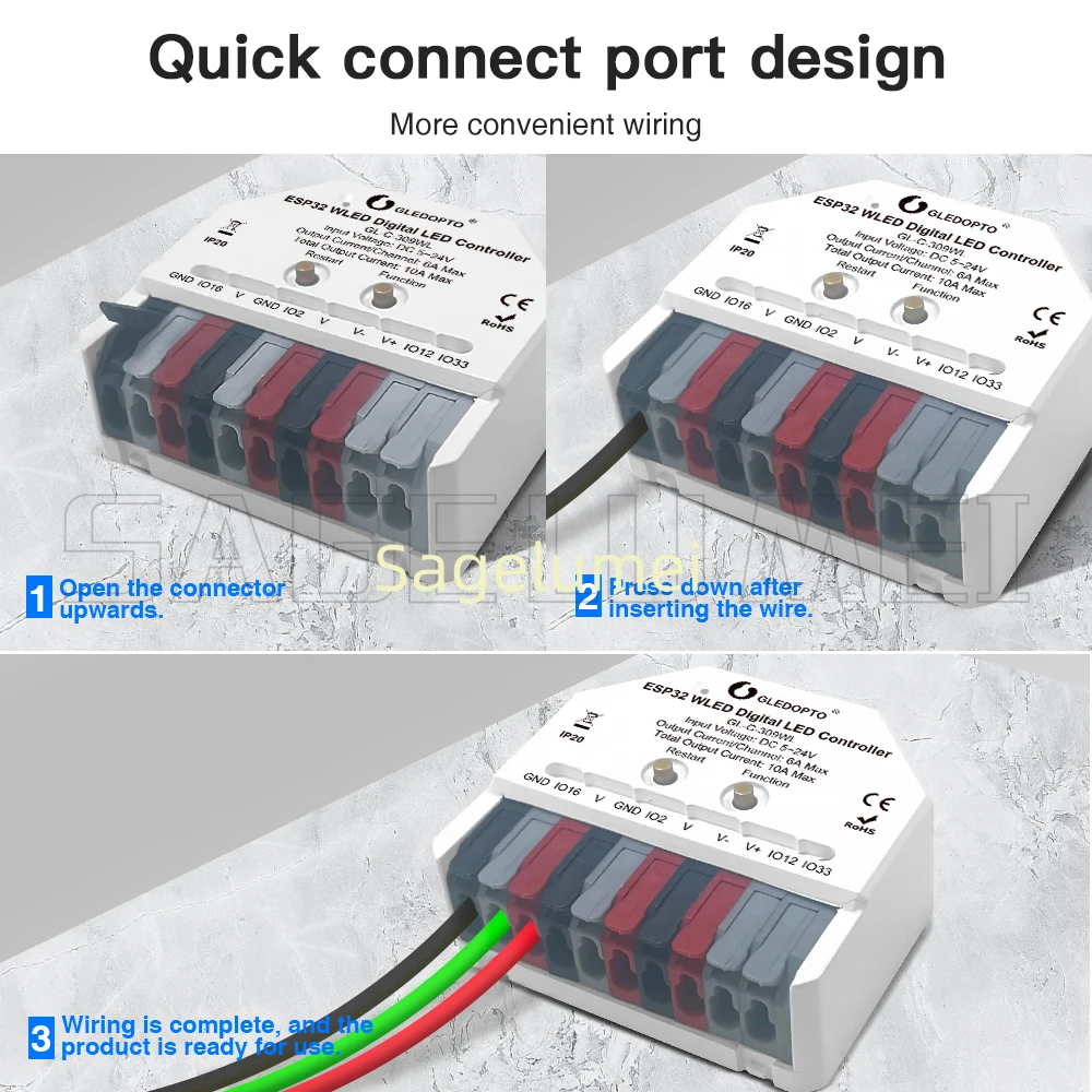 DIY GLEDOPTO ESP32 Mini WLED L - Espressif Esp32 review and price