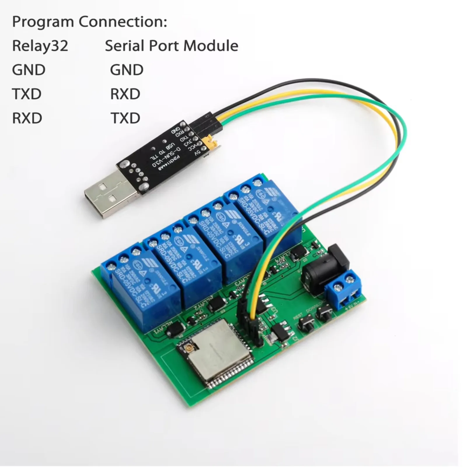 ESP32 4 Channel Wireless Relay - Espressif Esp32 review and price