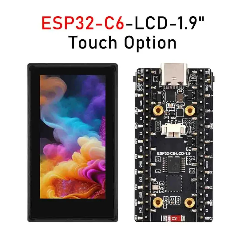 ESP32-C6 1.9-Inch LCD Screen D - Esp32 C6 review and price