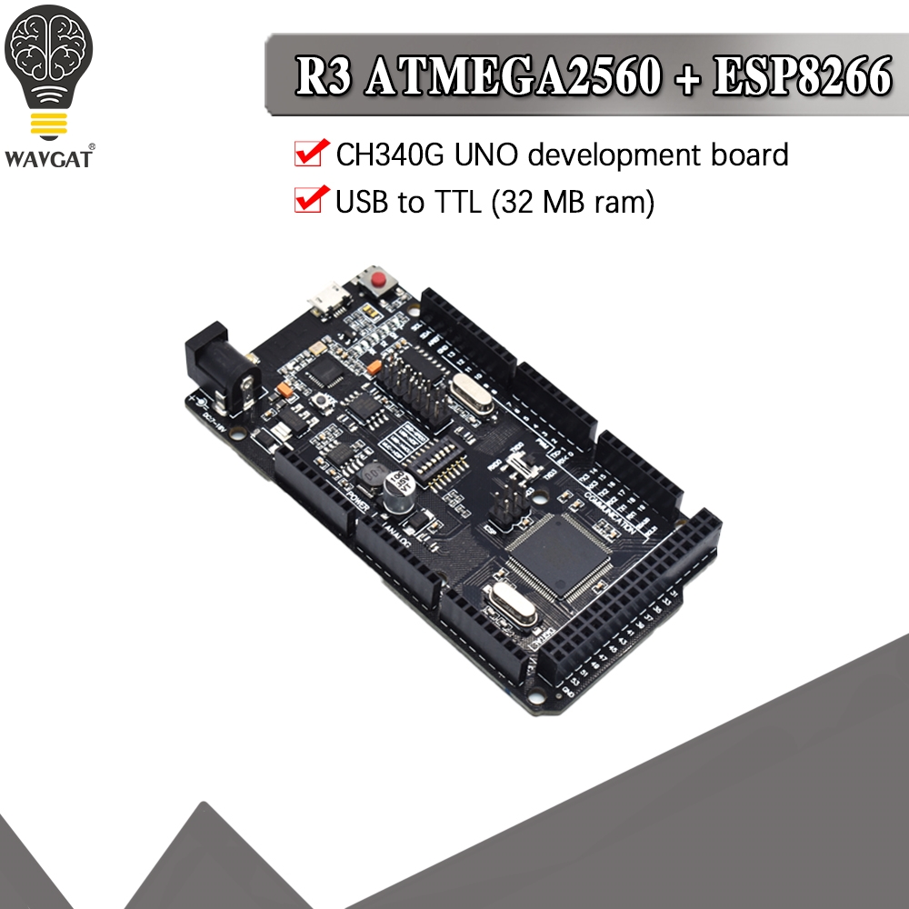Mega2560 + WiFi R3 ATmega2560+ - Esp8266 Nodemcu review and price