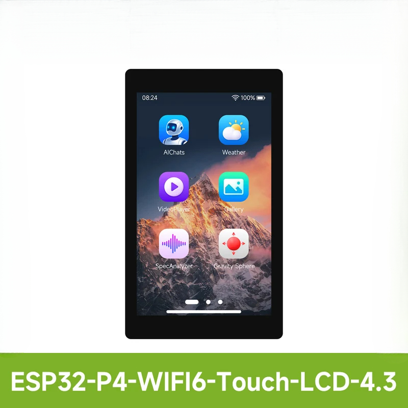 Waveshare ESP32-P4-WIFI6 4.3 I - Esp32 P4 review and price